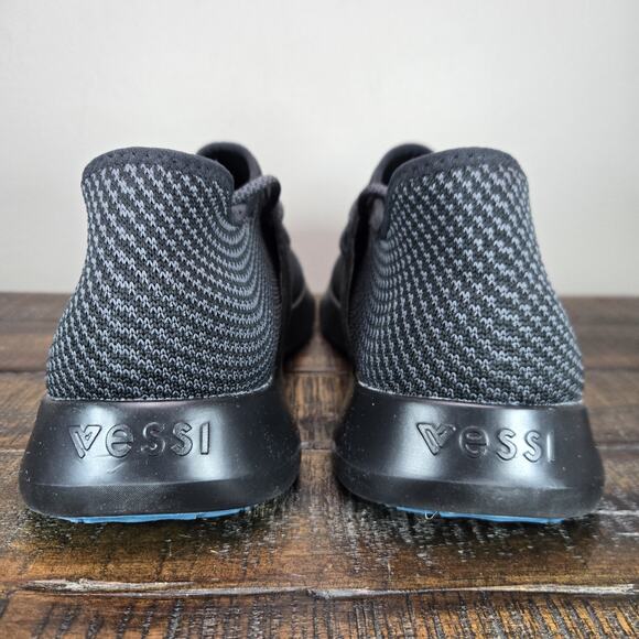 Vessi Everyday Classic Mens Size 12 Waterproof Shoes Sneakers All Black main image 10